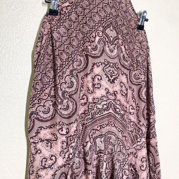 Zimmermann Handkerchief 100% Silk Dress S Mauve Pink Print Sleeveless - Picture 3 of 11